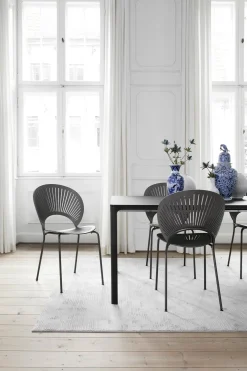 Spisestuestol - Trinidad 3398 B48,5xD57xH45,5/85cm Grå Eik/Flint