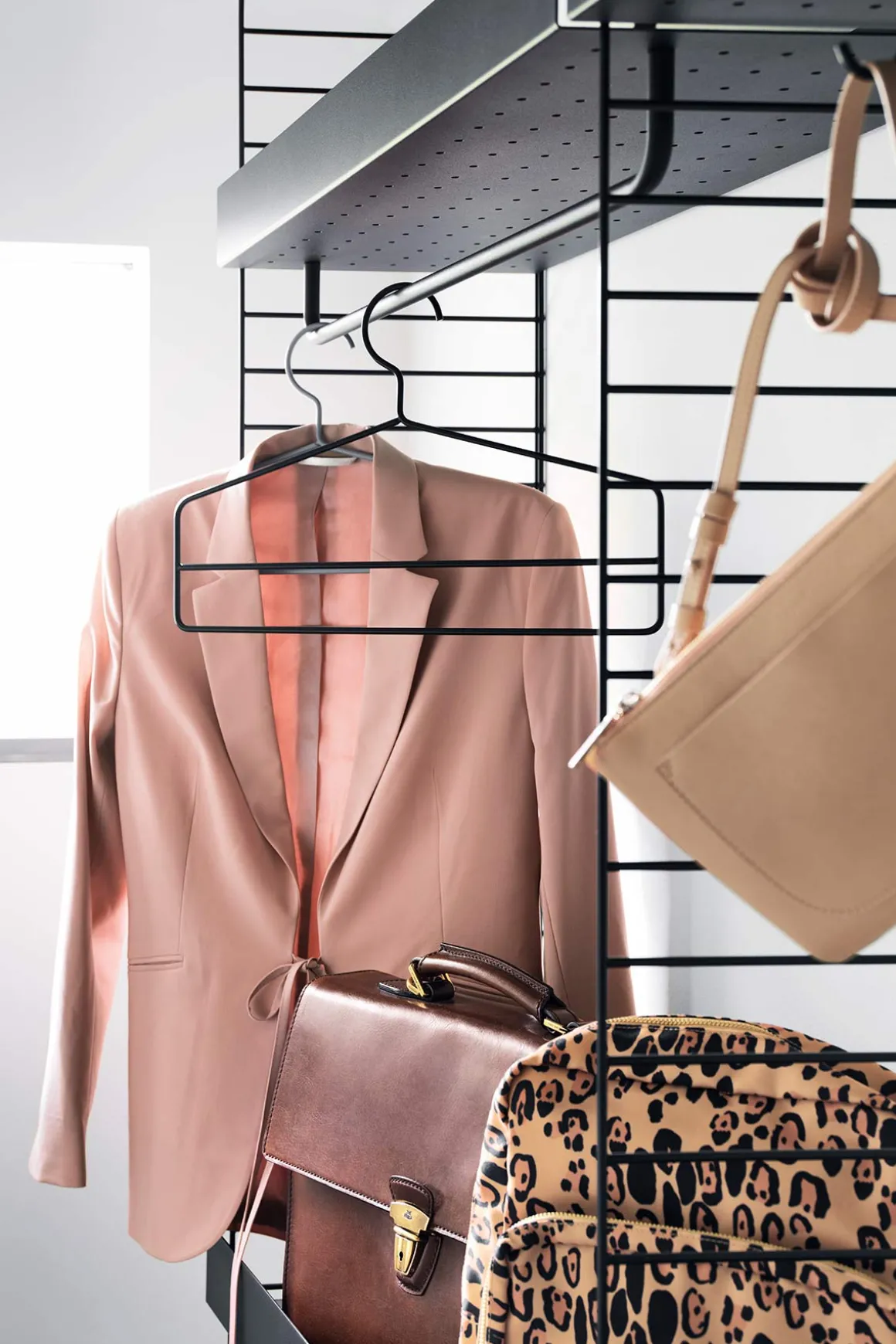 Stang - for Metallhylle 78cm Sort