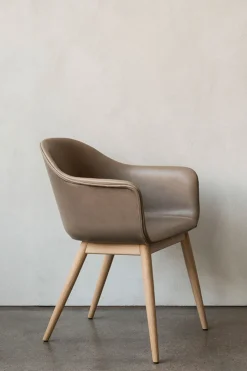 Stol - Harbour Dining Leather PC1 / Wood Base