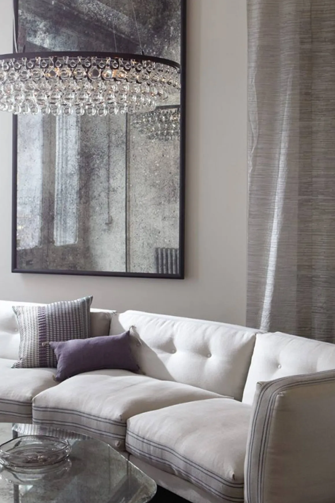 Taklampe - Arctic Pear Chandelier Round 120cm