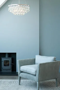 Taklampe - Arctic Pear Chandelier Round 60cm