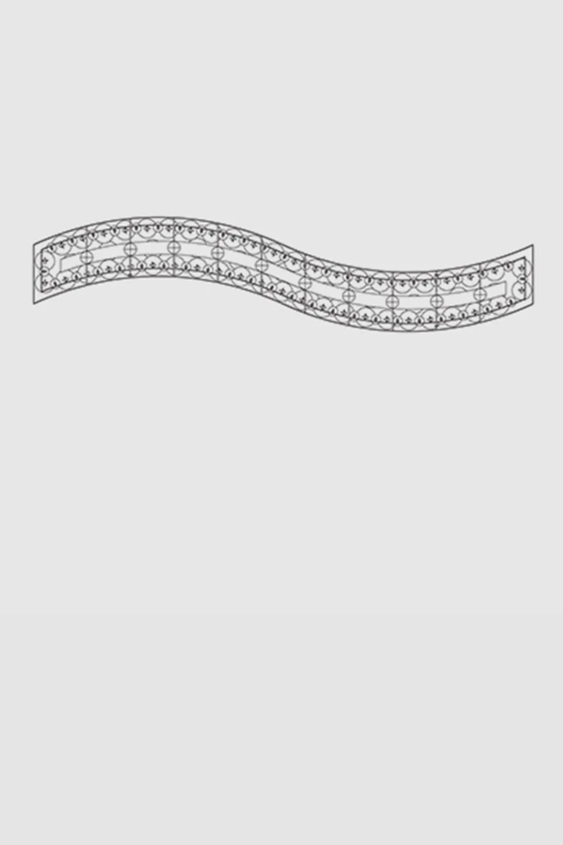 Taklampe - Arctic Pear Chandelier Single Wave 160cm