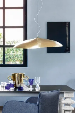 Taklampe - Brass 95 Dia80cm Messing