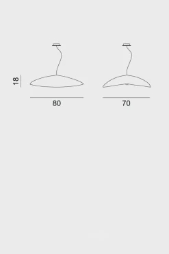 Taklampe - Brass 95 Dia80cm Messing