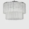 Taklampe - Fontaine Chandelier 2-Layer Krom/Klar