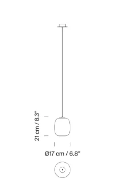 Taklampe - Globo Cestita