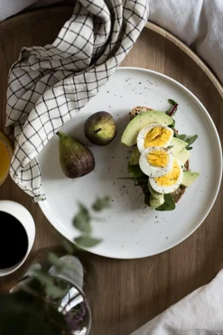 Tallerken - Base M Hvit