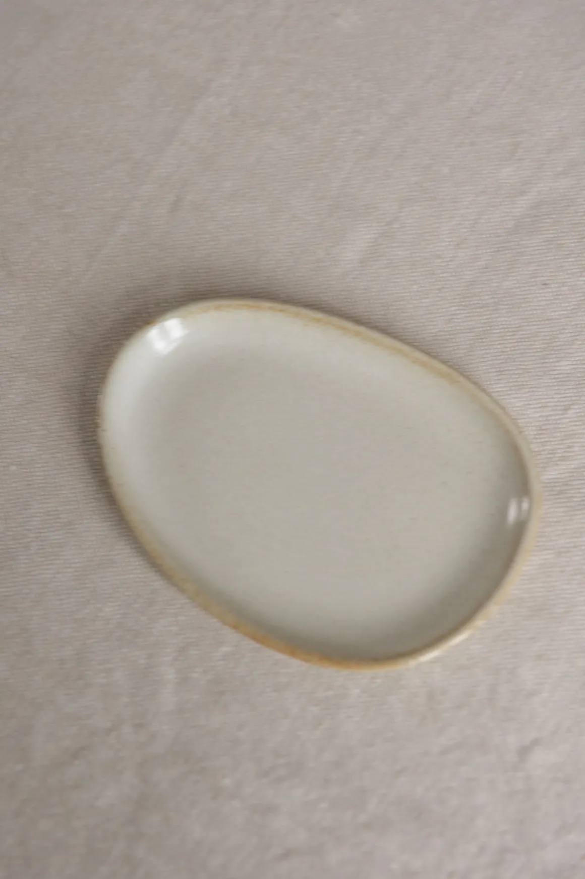 Tallerken - Out of Lines Bread Plate Off-White