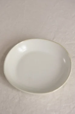 Tallerken - Out of Lines Deep Plate M Off-White