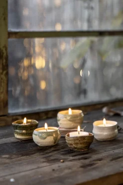 Telysholder - Japansk Keramikk Square White