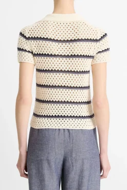 Topp - Macrame Stripe Henley