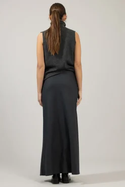 Topp - Margot Turtleneck Tank Graphite