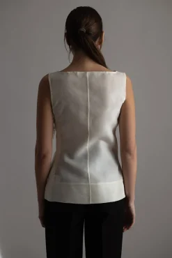 Topp - Tami-Atelier Silk Wool Twill