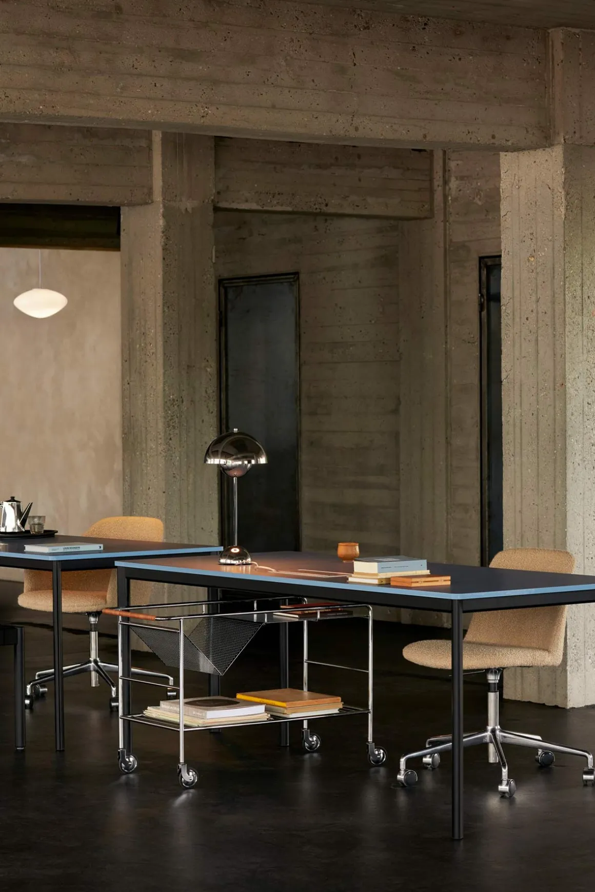 Trillebord - Alima Trolley NDS1 Krom/Lakkert Eik