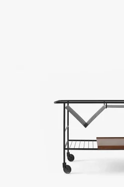 Trillebord - Alima Trolley NDS1 Matt Sort/Lakkert Valnøtt