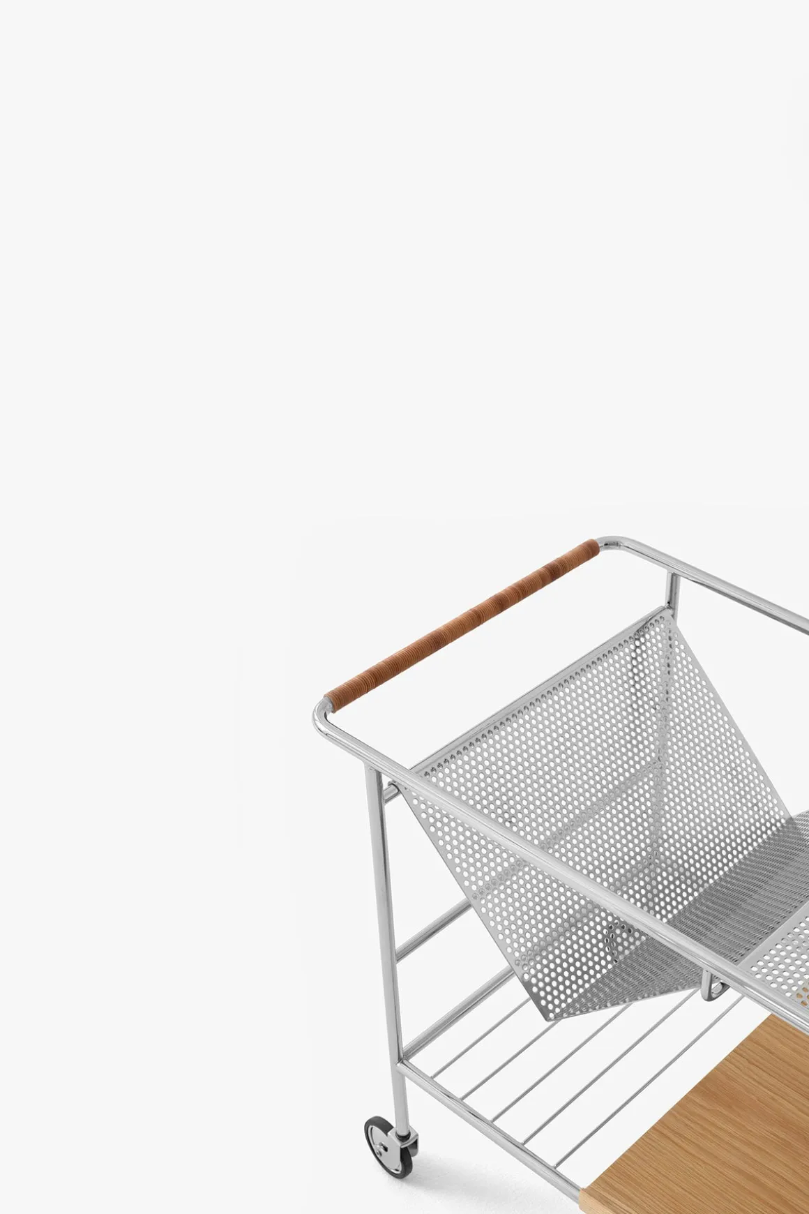 Trillebord - Alima Trolley NDS1 Krom/Lakkert Eik