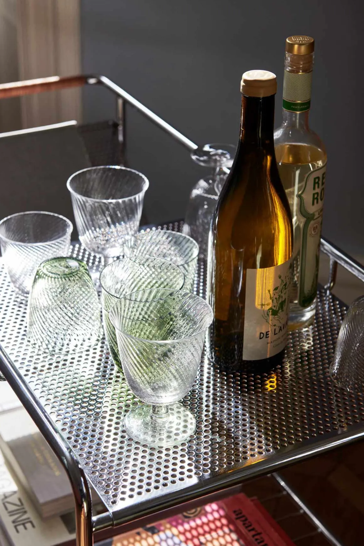 Trillebord - Alima Trolley NDS1 Krom/Lakkert Eik