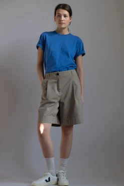 T-Skjorte - Classic Circular Tee Brilliant Blue