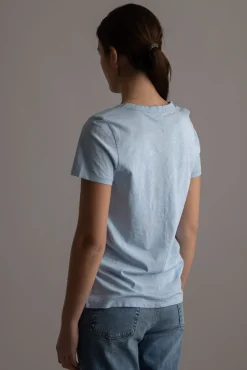 T-skjorte - Slub Vee Raindrop