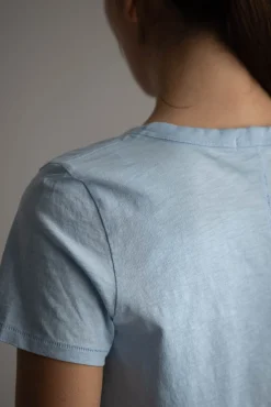 T-skjorte - Slub Vee Raindrop