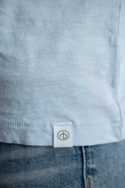 T-skjorte - Slub Vee Raindrop