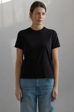 T-skjorte - S/S Crew NK Tee Black