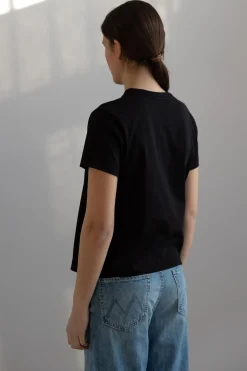 T-skjorte - S/S Crew NK Tee Black