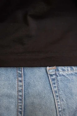 T-skjorte - S/S Crew NK Tee Black