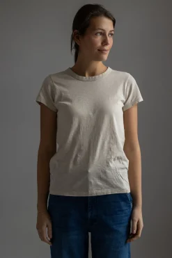 T-Skjorte - The Slub Tee Warm Grey