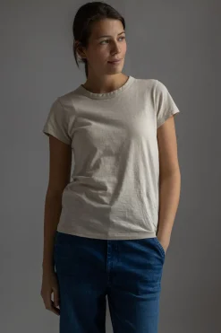 T-Skjorte - The Slub Tee Warm Grey