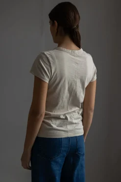 T-Skjorte - The Slub Tee Warm Grey