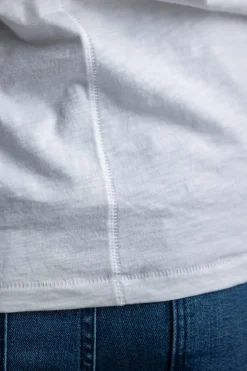 T-Skjorte - The Slub Vee Bright White