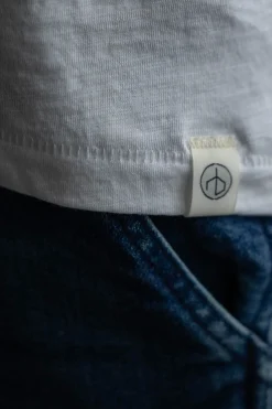 T-Skjorte - The Slub Vee Bright White