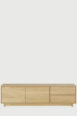 TV-benk - Oak Wave  210x46xh60cm