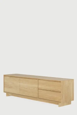 TV-benk - Oak Wave  210x46xh60cm