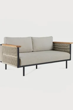 Utesofa - Corbey 2-seter Sort/Oyster