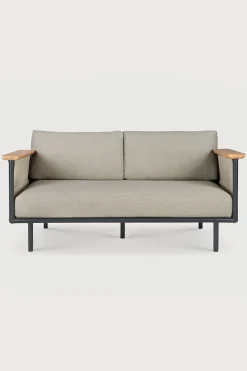 Utesofa - Corbey 2-seter Sort/Oyster