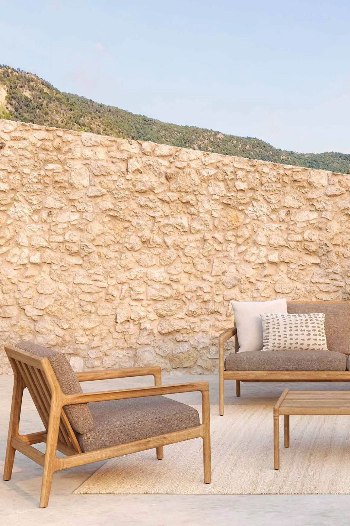 Utesofa - Jack Outdoor 3-seter Mocha Teak