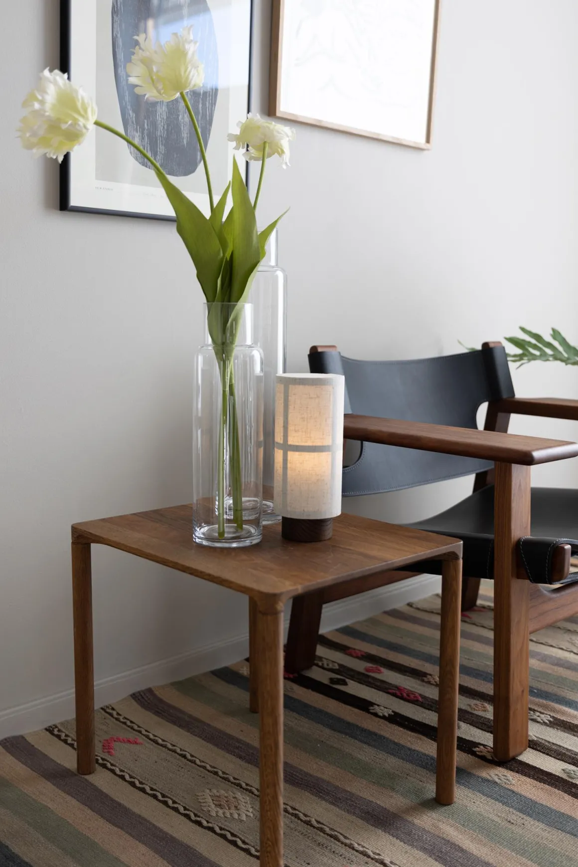 Vase - Glass H34cm Klar