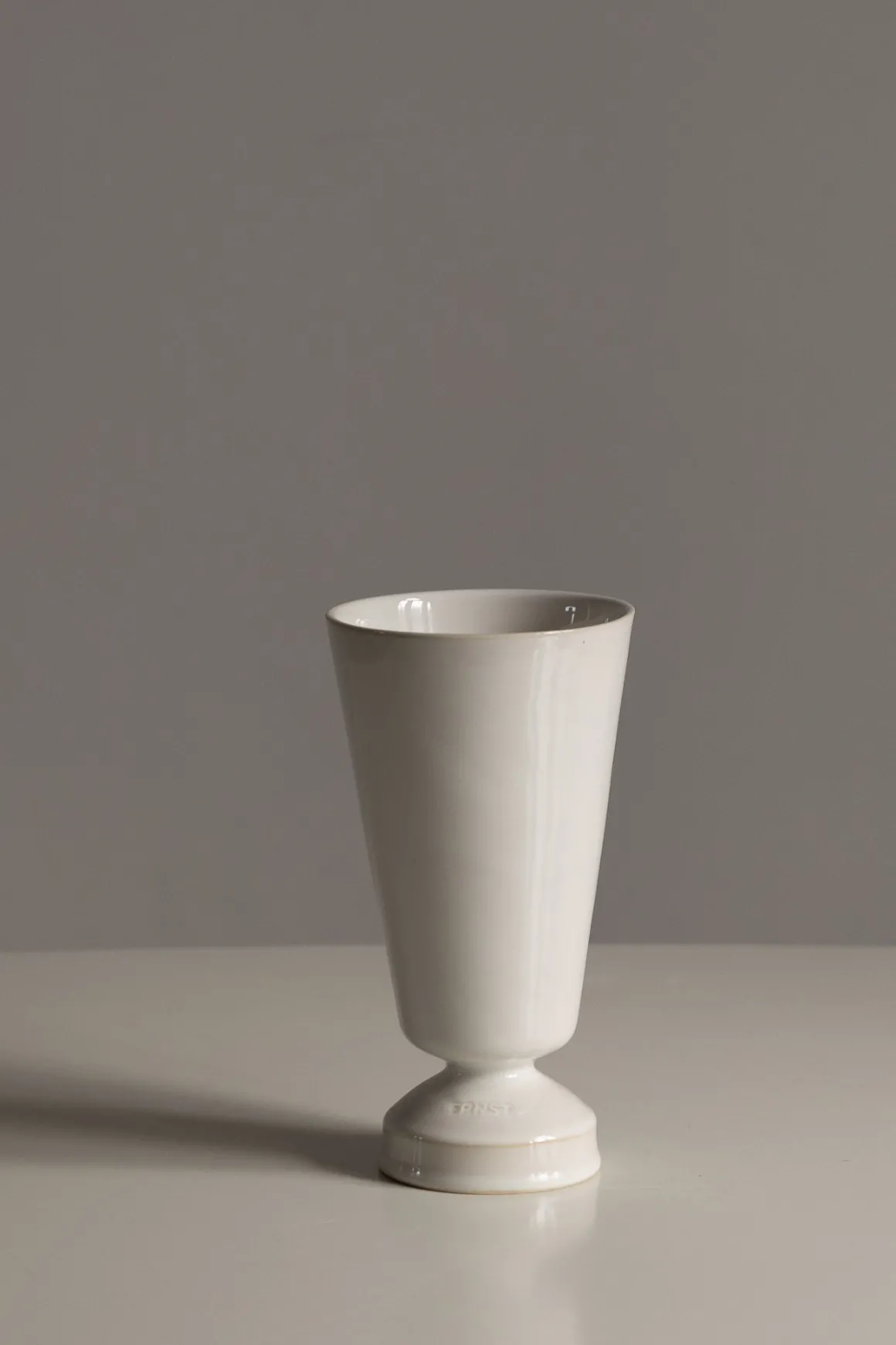 Vase - H21,5cm Naturhvit