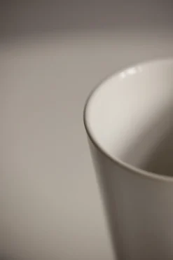 Vase - H21,5cm Naturhvit