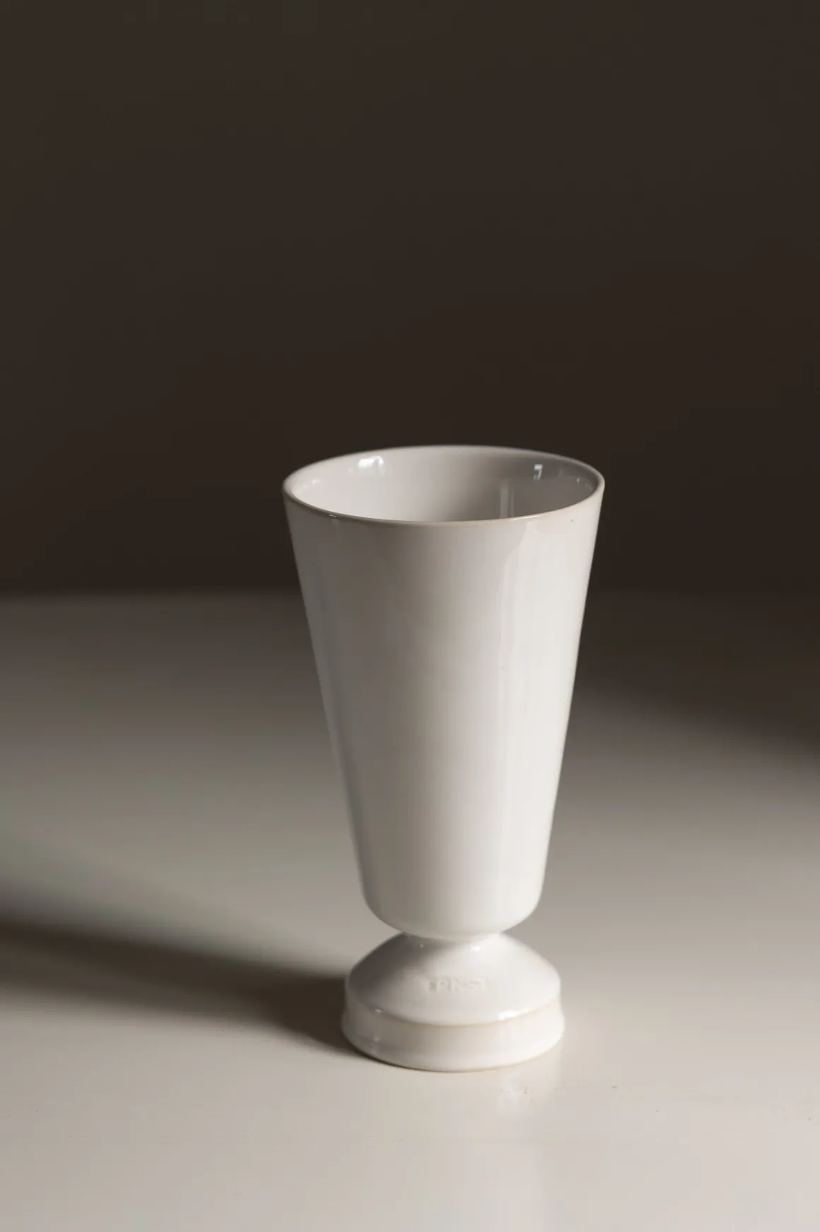 Vase - H21,5cm Naturhvit