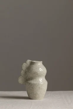 Vase - Medee H16cm Quartz Craquele