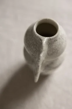 Vase - Medee H16cm Quartz Craquele