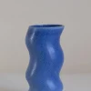 Vase - Wave Deep Blue