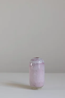 Vase - Yuki Mini Cream Cerise