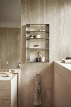 Vegghylle - Taper Wall Shelf, Stainless Steel