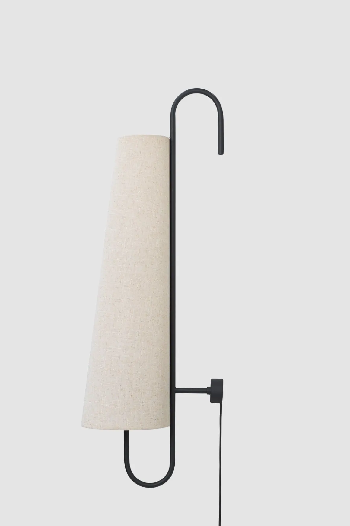 Vegglampe - Ancora Wall Lamp 100 Black/Natural