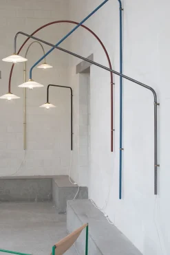 Vegglampe - Hanging Lamp N2 75x180cm Blue