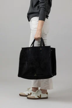 Veske - Leon L Noir Split Suede